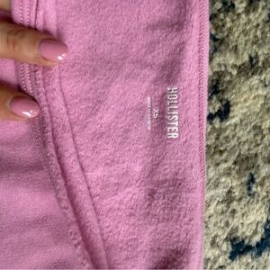 Hollister Light Pink Fleece Top
